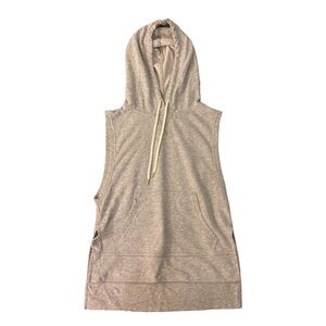 Champion Cream Sleeveless Hoodie